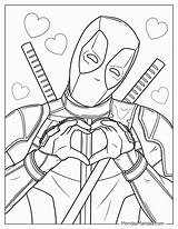 20 deadpool coloring Pages free Pdf printables – Artofit sketch template