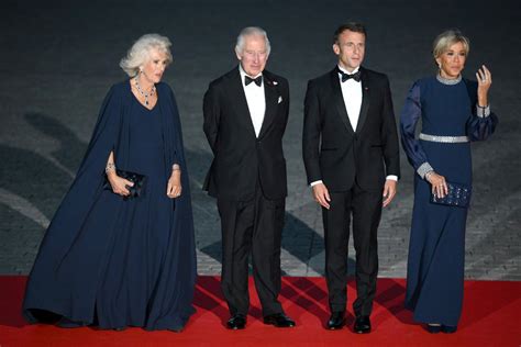 King Charles France visit – Charles and Camilla at lavish state banquet ...