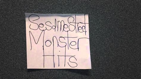 sesame street monster hits - YouTube