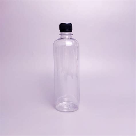 500ml (30g) Round Plastic Bottle with Black Cap - UNIT1/CTN150