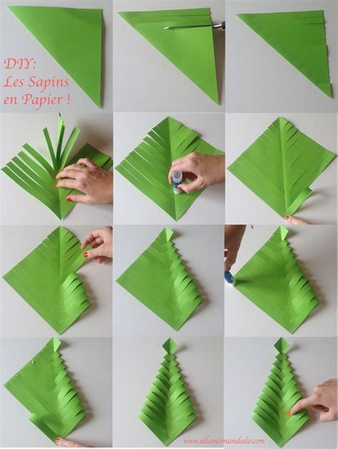 Image result for origami maternelle | Origami sapin de noel, Origami noel, Decoration noel