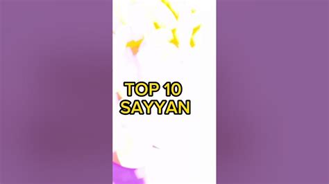 #top 10 POWERFUL SAIYYAN IN DBZ. #goku #vegeta #broly #black #jerend #trending - YouTube