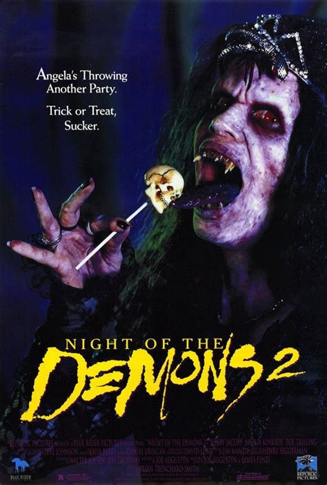 the poster for night of the demons 2