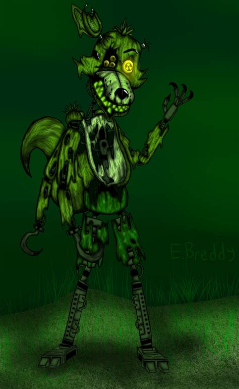 Radioactive Foxy redesign made for fun : r/fivenightsatfreddys