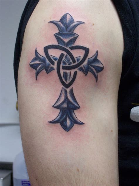 100's of Tribal Cross Tattoo Design Ideas Pictures Gallery