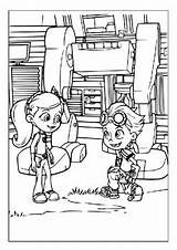 Printable Rusty Rivets Coloring Pages Bring Your Childs Imagination  sketch template