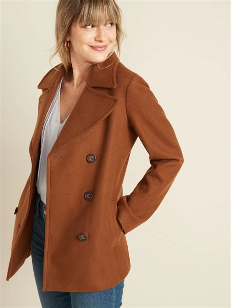 Soft-Brushed Peacoat for Women | Old Navy Coats For Women, Jackets For ...