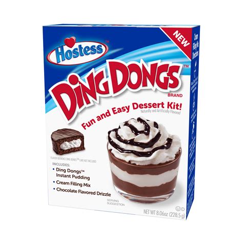 Hostess Ding Dongs Instant Pudding Dessert Kit, 6 Servings, 8.06 oz - Walmart.com