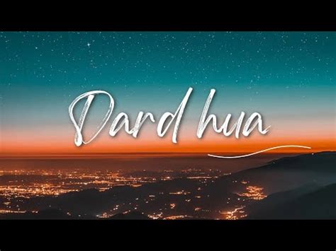 Dard hua (Official Lo-fi song) (8D) - YouTube