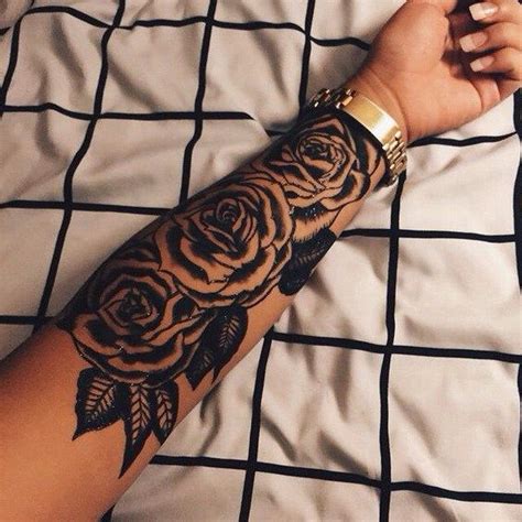 Rose Tattoo Forearm