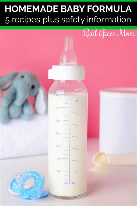 Homemade Baby Formula: Recipes & Safety Information - Real Green Mom