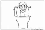 Coloriages De toilettes Skibidi  Activités Coloriage Amusantes Et sketch template