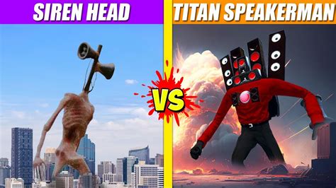 Siren Head vs Titan Speakerman Boss | SPORE - YouTube