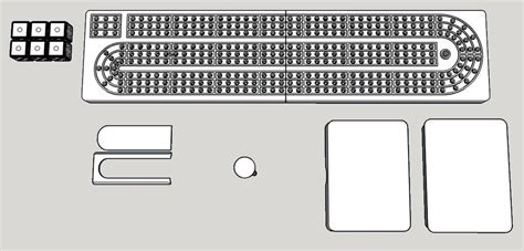 Foldable Travel 3D Printed Cribbage Board - Etsy