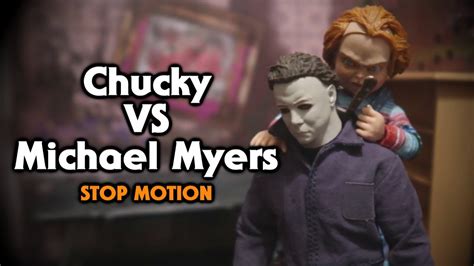 Chucky vs Michael Myers Stop Motion - YouTube