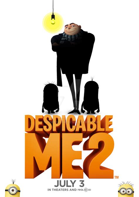 Despicable me 2 promotional poster by WKneeshaw on DeviantArt