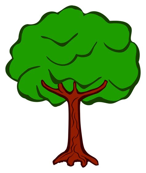 Clipart - tree - coloured