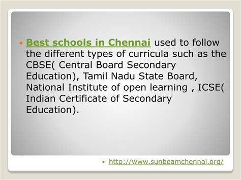 PPT - List Of Schools In Chennai PowerPoint Presentation, free download - ID:7929566