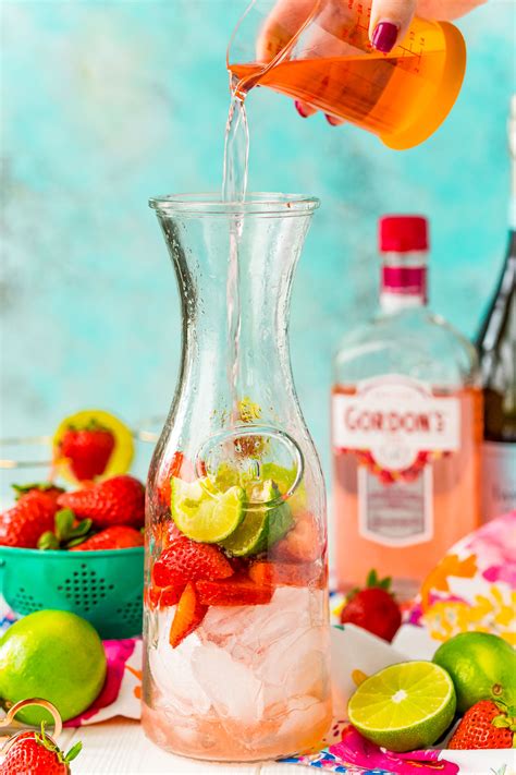 Pink Gin Spritz Cocktail Recipe | Sugar and Soul Co