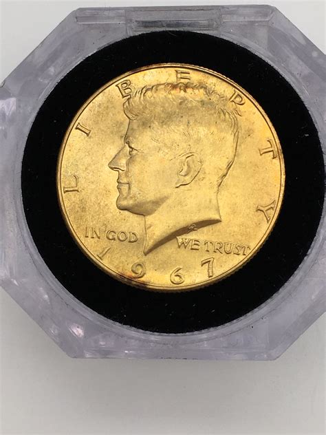 1967 Kennedy Half Dollar Gold Plated/Toned | Property Room