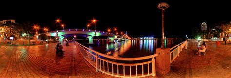 Han river bridge at night 360 Panorama | 360Cities