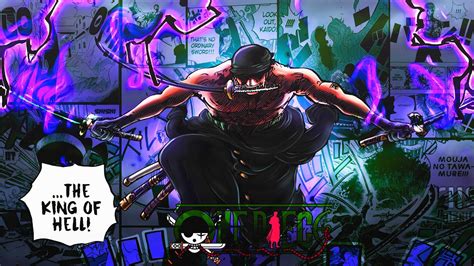 Zoro King Of Hell Wallpaper - iXpap