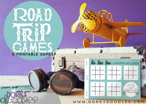 kids roadtrip games - free printable game booklet to entertain on the ...