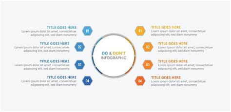 Premium Vector | Dos and don'ts comparison chart infographic template ...