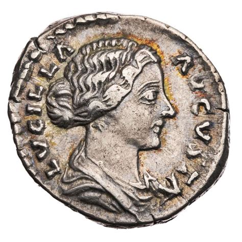 Ancient Roman silver denarius of empress Lucilla / Purity in Roman Coins