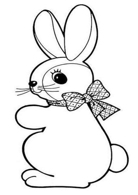 Free & Easy To Print Bunny Coloring Pages - Tulamama