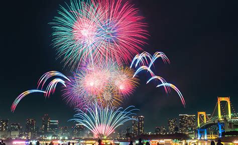 Odaiba Rainbow Fireworks 2019＜Odaibakaihin Park＞ | TokyoOdaiba.net