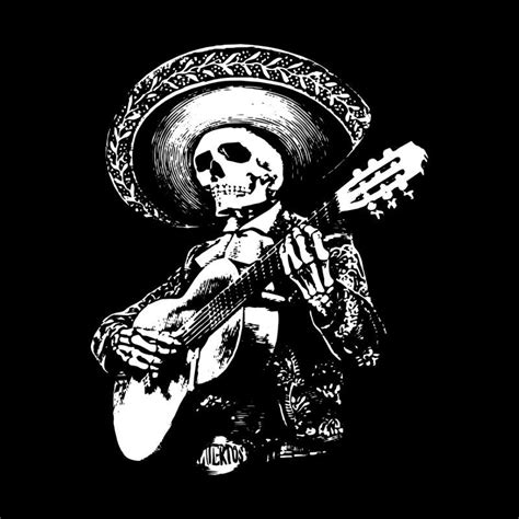 Mariachi Skull | Skeleton artwork, Mexican art tattoos, Mexican culture art