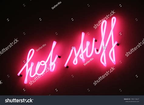 Written Hot Stuff Neon Sign Stock Photo 1780118627 | Shutterstock