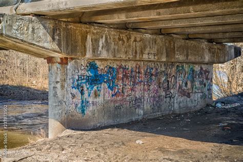 graffiti bridge Stock Photo | Adobe Stock