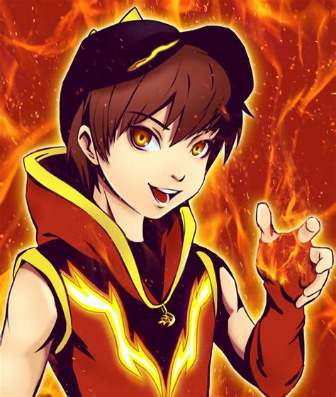 Boboiboy Blaze by Shaxk on DeviantArt