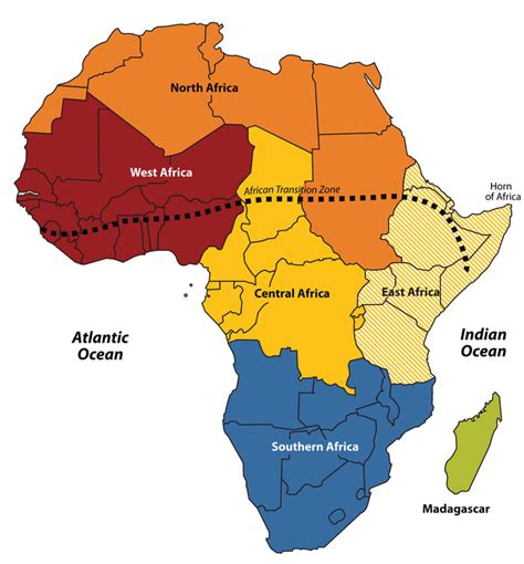 Ancient African Tribes Map