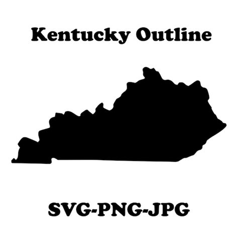 Kentucky Silhouette - Etsy