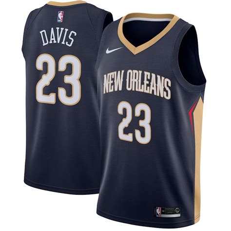 Nike Anthony Davis New Orleans Pelicans Navy Swingman Jersey - Icon Edition