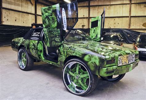 Hulk 1989 Box Chevy Caprice Donk on 30 inch Forgiato wheels, Ls7 engine ...