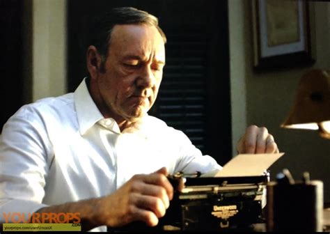 House of Cards Underwood Typewriter and Stationary original movie prop