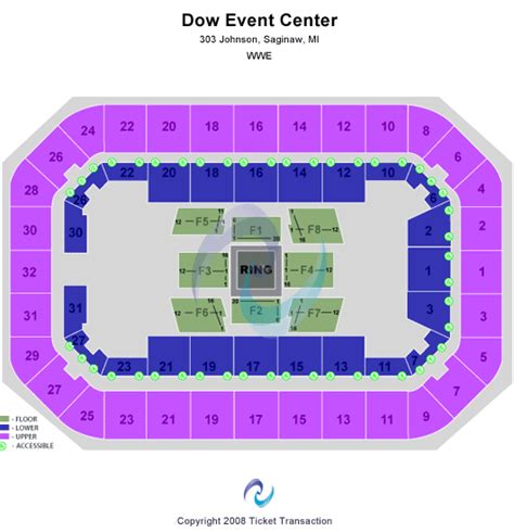 Dow Event Center Seating Chart | Dow Event Center Event Tickets & Schedule