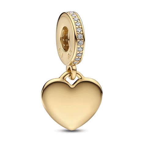 Pandora Engravable Heart Tag Dangle Charm 768761C01 | Francis & Gaye Jewellers