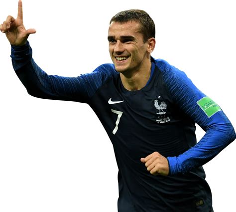 Antoine Griezmann France football render - FootyRenders