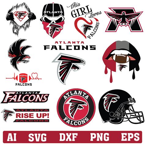 Atlanta Falcons Logo NFL Football SVG cut file for cricut | Etsy