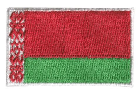 Belarus Country MINI Flag 1.8"W x 1.102"H Patch - Walmart.com