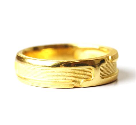 Popular Ring Design: 25 Fresh Pure Gold Ring