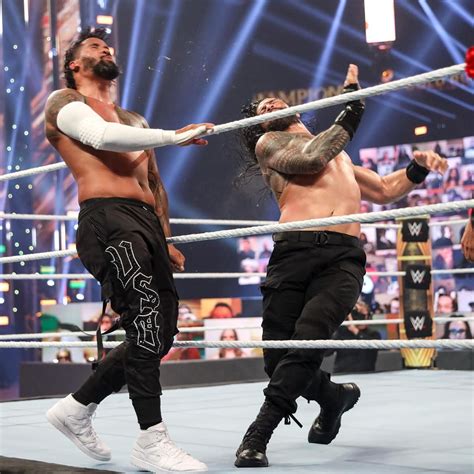 Photos: The Big Dog and Jey Uso trade haymakers in melee for the Universal Title | Roman reigns ...