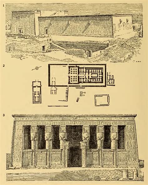 Temple of Hathor at Dendera (2) | Ancient egyptian architecture ...