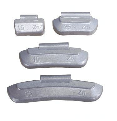 Zinc, Wheel, Weights, for, STEEL, Wheels, 20g, 100