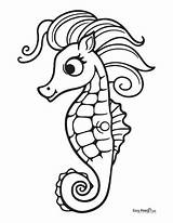 Printable Seahorse Coloring Pages – 30 Sheets  Easy Peasy And Fun sketch template